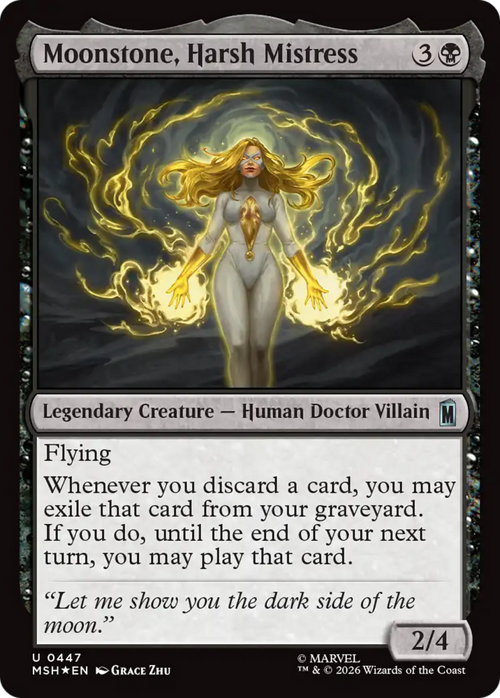 Moonstone, Harsh Mistress (Surge Foil) [Marvel Super Heroes]