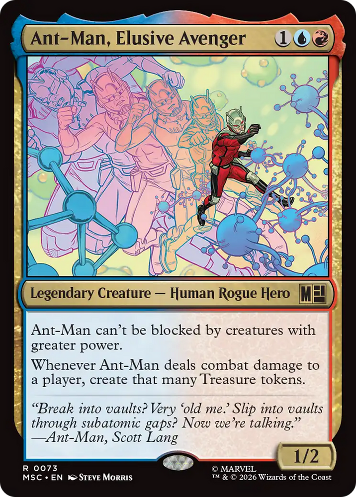 Ant-Man, Elusive Avenger (Surge Foil) [Marvel Super Heroes Commander]