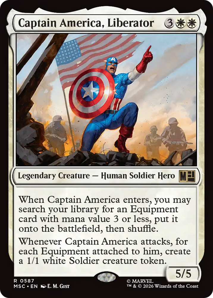 Captain America, Liberator [Marvel Super Heroes Commander]