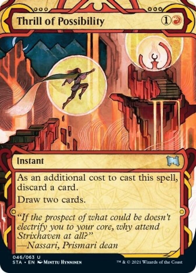 Thrill of Possibility (Foil Etched) [Strixhaven: Mystical Archive]