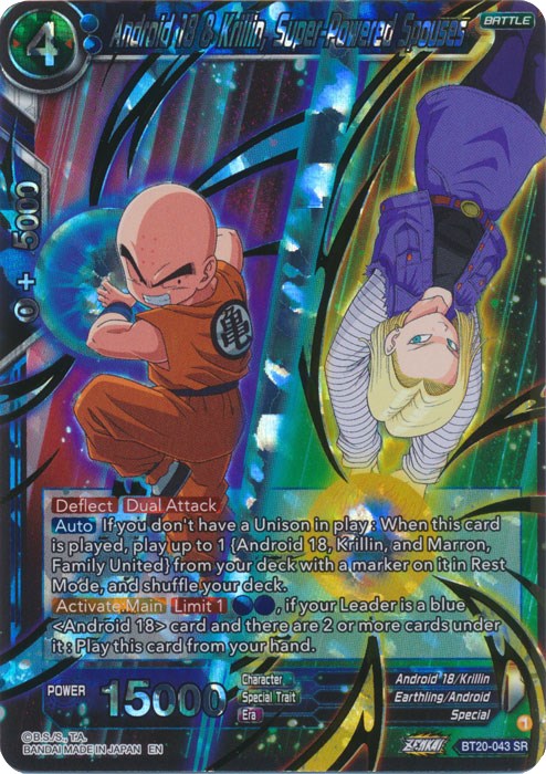 Android 18 & Krillin, Super-Powered Spouses (BT20-043) [Power Absorbed]