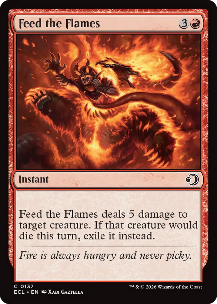 Feed the Flames [Lorwyn Eclipsed]