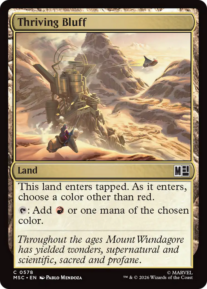 Thriving Bluff [Marvel Super Heroes Commander]