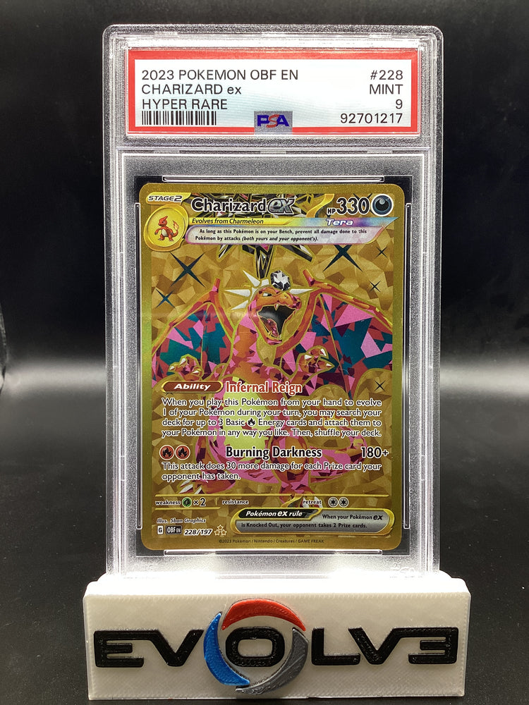 Charizard ex (228/197) [Pokemon Scarlet & Violet: Obsidian Flames] PSA 9