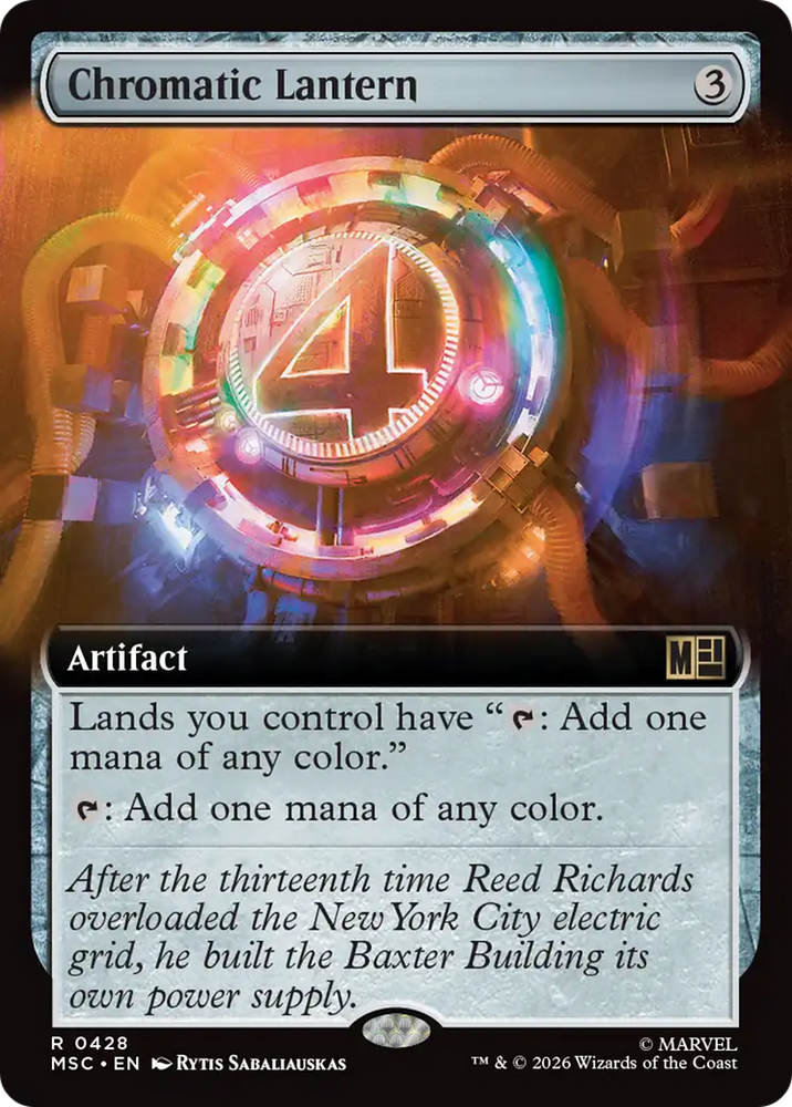 Chromatic Lantern (Extended Art) [Marvel Super Heroes Commander]
