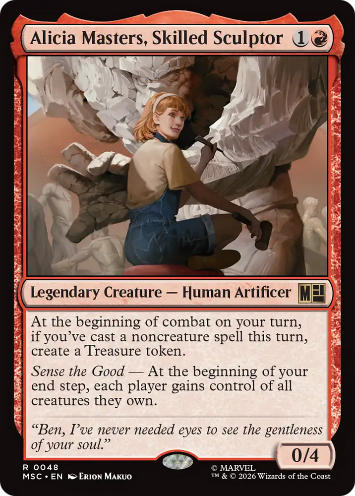 Alicia Masters, Skilled Sculptor [Marvel Super Heroes Commander]