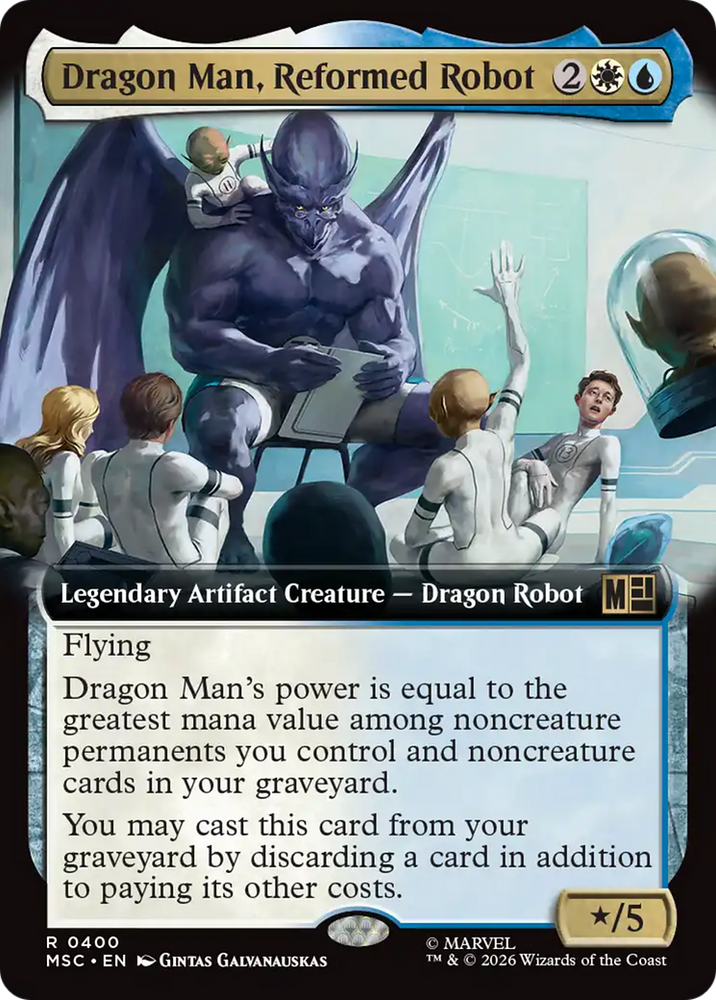 Dragon Man, Reformed Robot (Extended Art) [Marvel Super Heroes Commander]