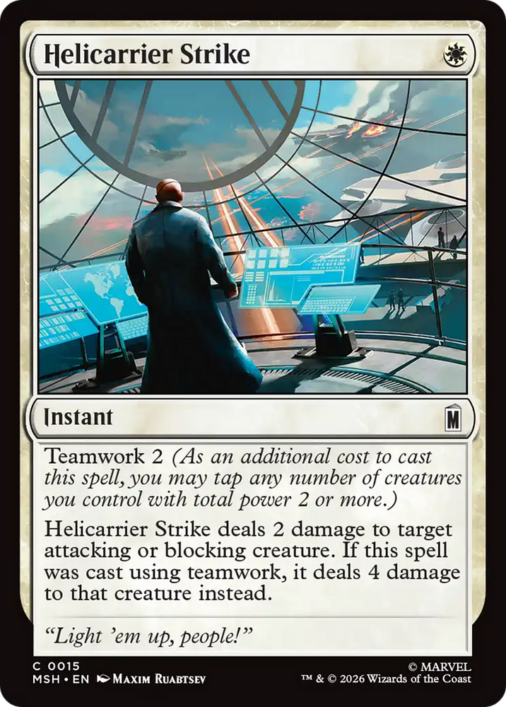 Helicarrier Strike [Marvel Super Heroes]