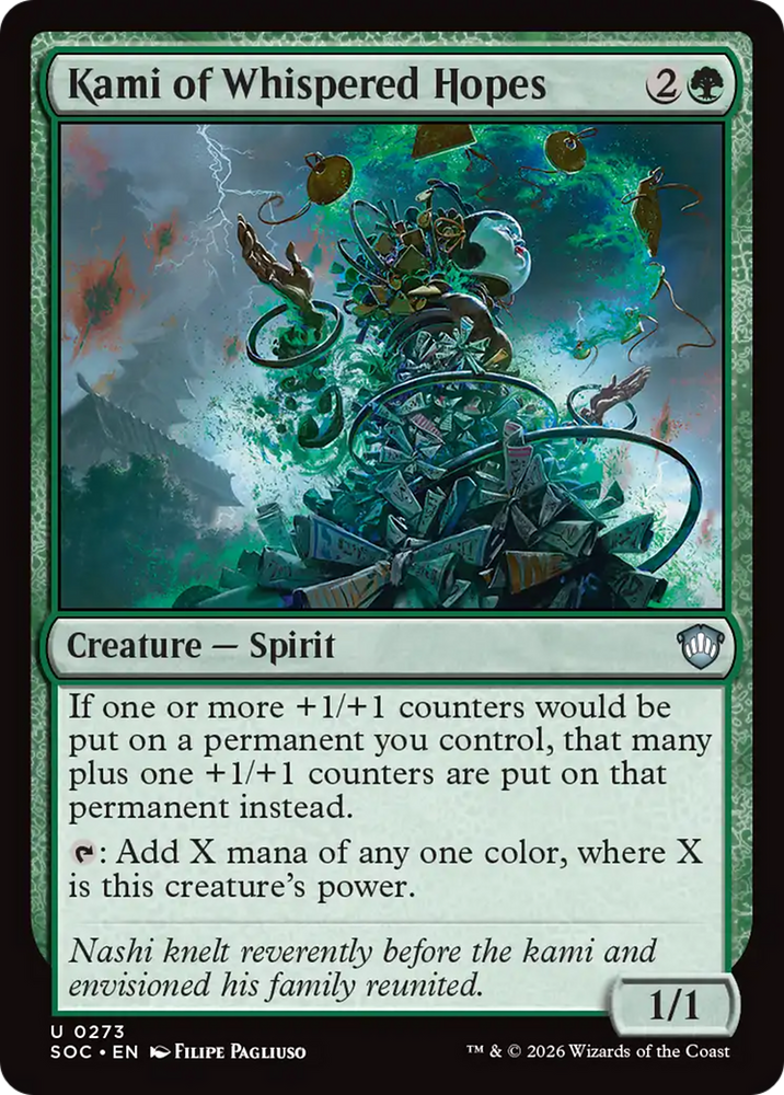 Kami of Whispered Hopes [Secrets of Strixhaven Commander]