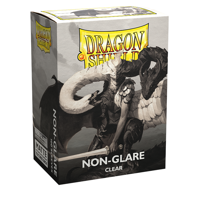 Dragon Shield: Standard 100ct Sleeves (Non-Glare Matte) - Clear