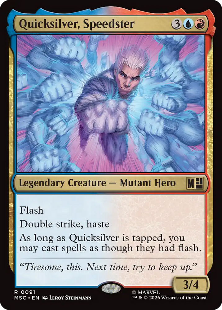 Quicksilver, Speedster (Surge Foil) [Marvel Super Heroes Commander]