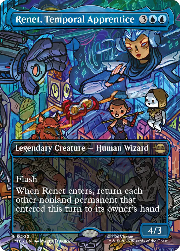 Renet, Temporal Apprentice (Borderless) [Teenage Mutant Ninja Turtles]