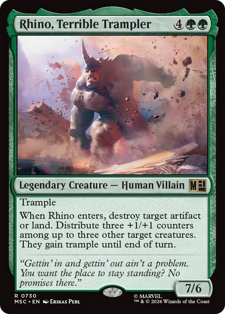 Rhino, Terrible Trampler [Marvel Super Heroes Commander]