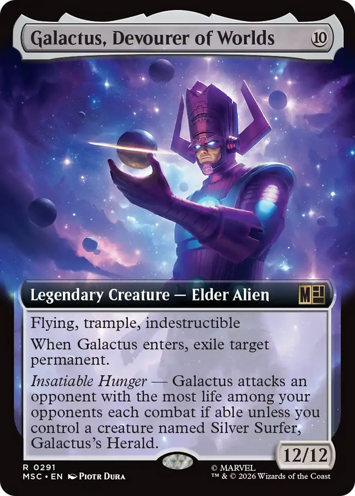 Galactus, Devourer of Worlds (Extended Art) [Marvel Super Heroes Commander]