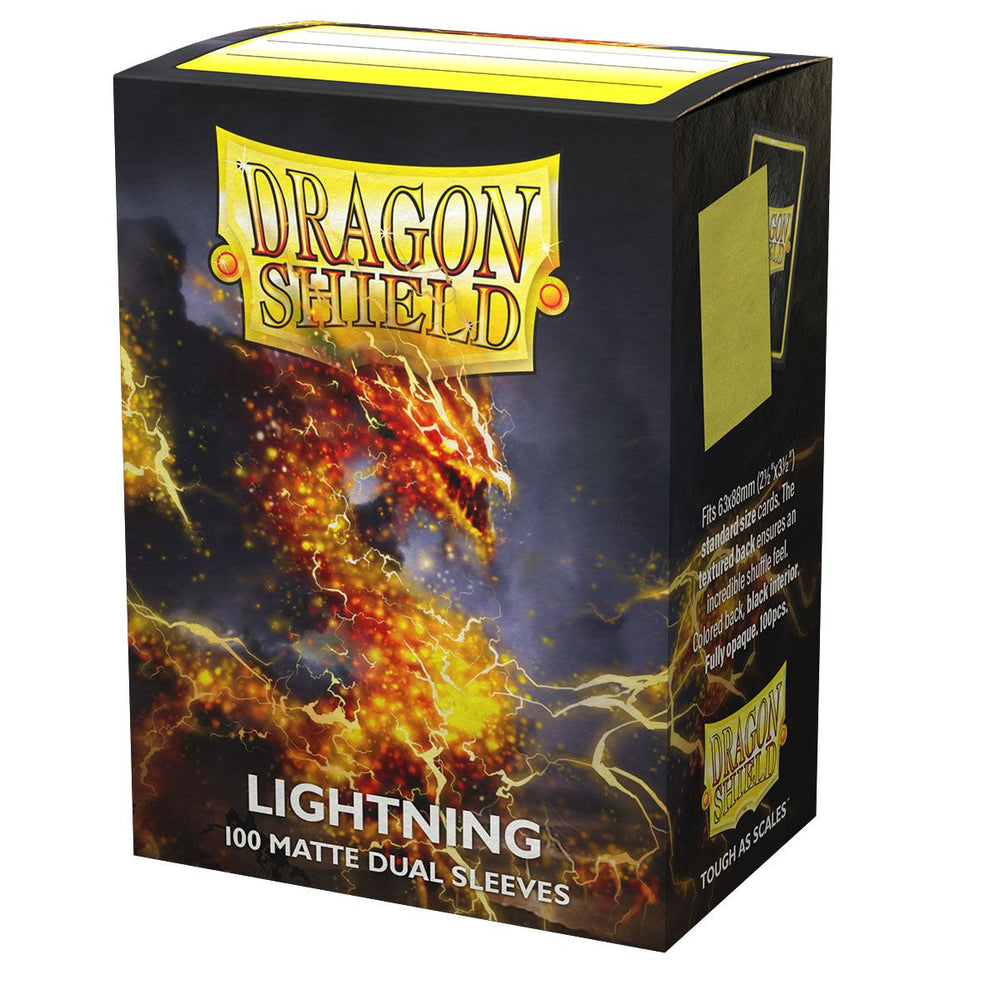 Dragon Shield: Standard 100ct Sleeves (Dual Matte) - Lightning