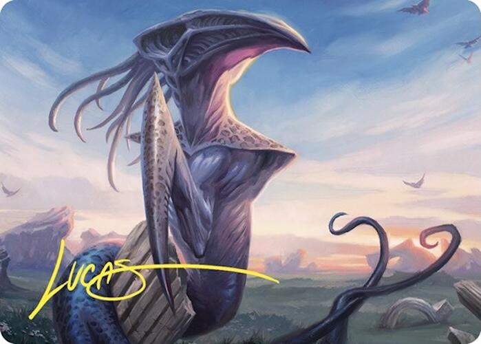Sentinel Sliver Art Card (Gold-Stamped Signature) [Commander Masters Art Series]