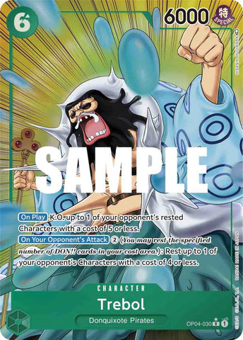 Trebol (OP04-030) (Alternate Art) [Kingdoms of Intrigue]