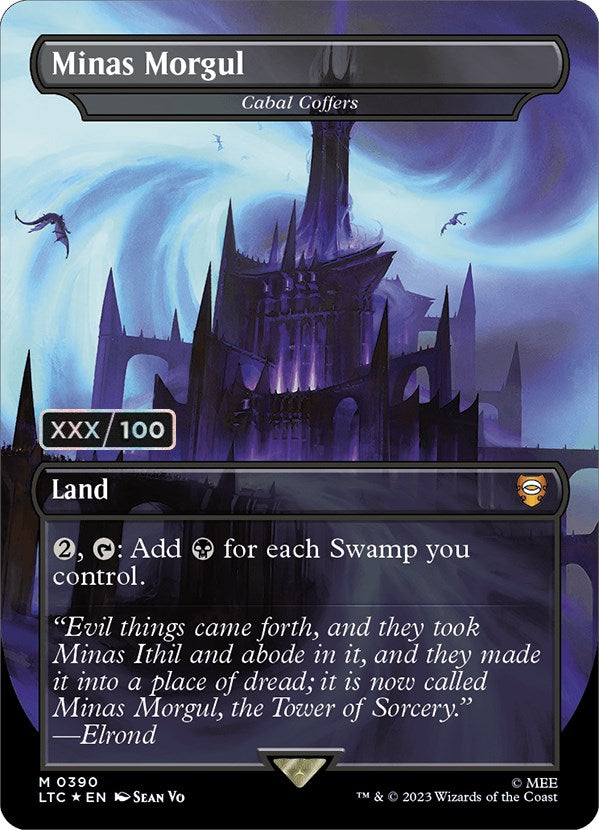 Minas Morgul - Cabal Coffers (Borderless) (Serialized) [The Lord of the Rings: Tales of Middle-Earth Commander]