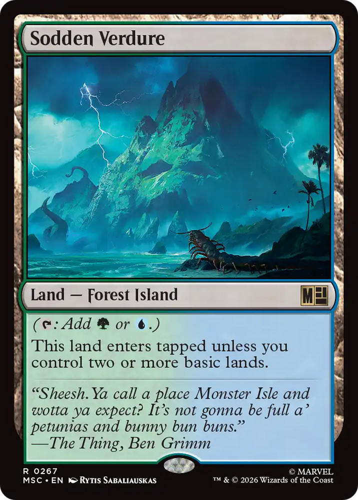Sodden Verdure (Surge Foil) [Marvel Super Heroes Commander]
