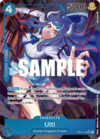Ulti (OP05-043) (Alternate Art) [Awakening of the New Era]