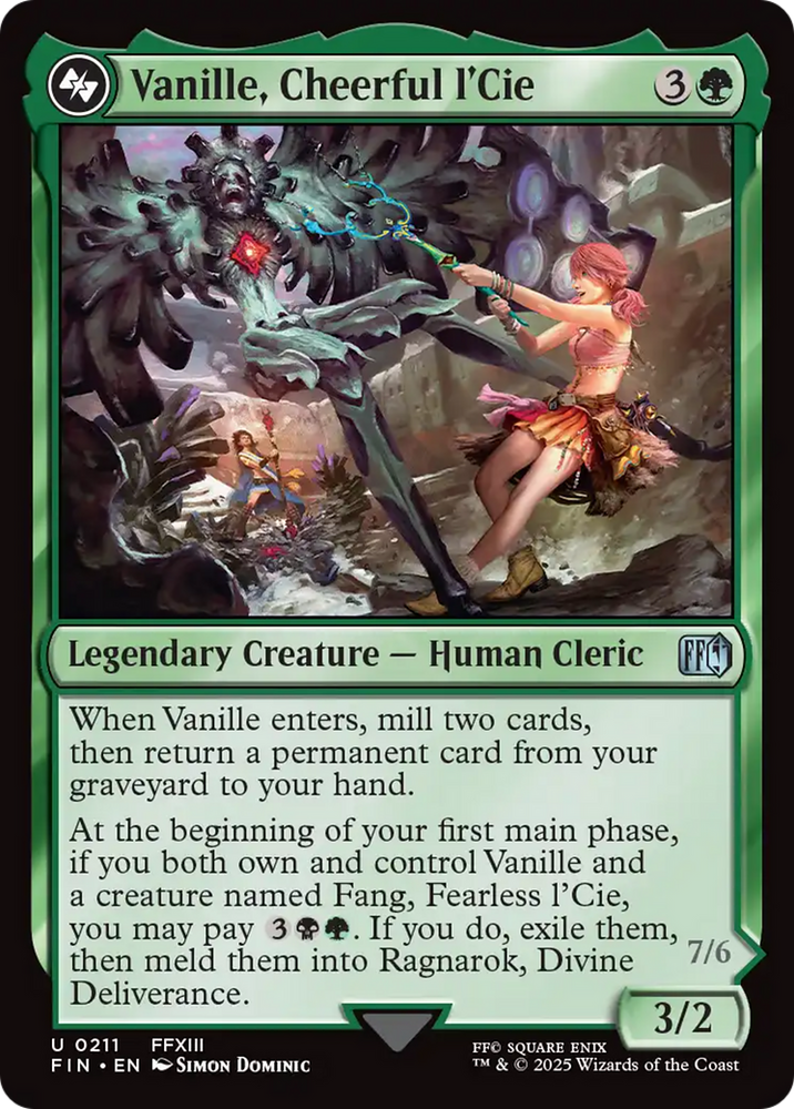 Vanille, Cheerful l'Cie // Ragnarok, Divine Deliverance [FINAL FANTASY]