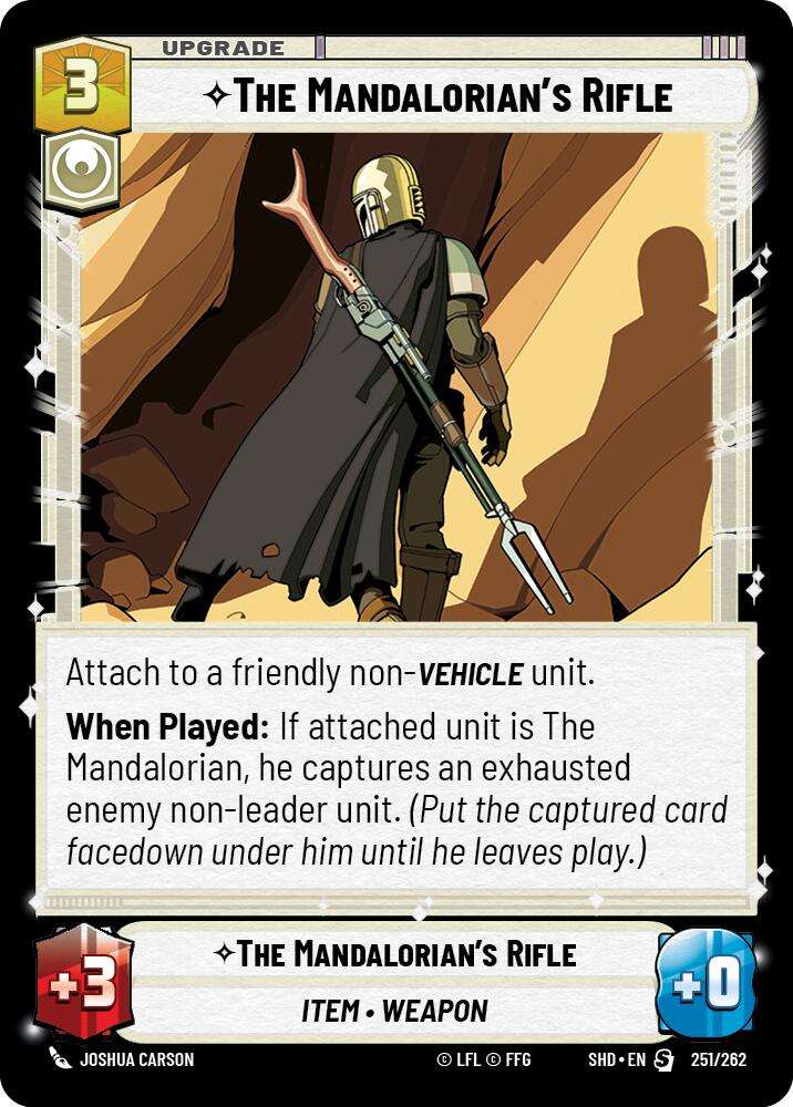 The Mandalorian's Rifle (251/262) (251/262) [Shadows of the Galaxy]