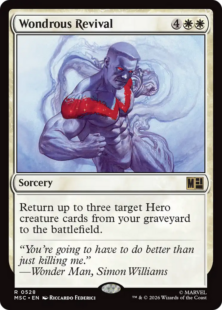 Wondrous Revival [Marvel Super Heroes Commander]