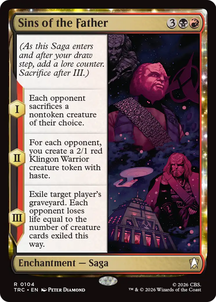 Sins of the Father (Surge Foil) [Star Trek Commander]