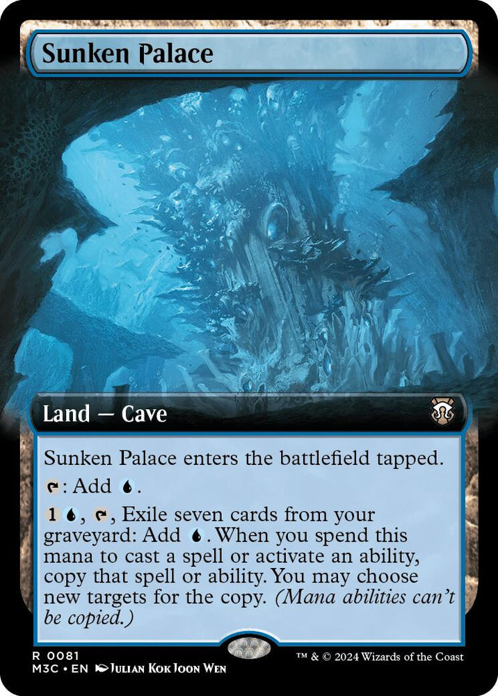 Sunken Palace (Extended Art) (Ripple Foil) [Modern Horizons 3 Commander]