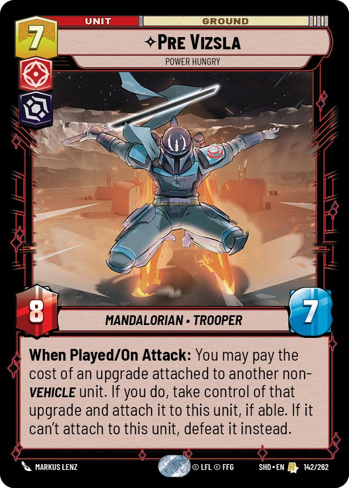 Pre Vizsla - Power Hungry (142/262) (142/262) [Shadows of the Galaxy]