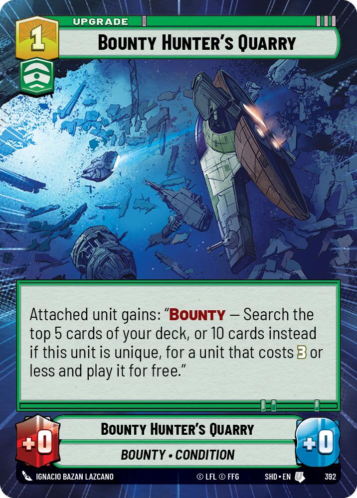 Bounty Hunter's Quarry (392) (Hyperspace) (392) [Shadows of the Galaxy]