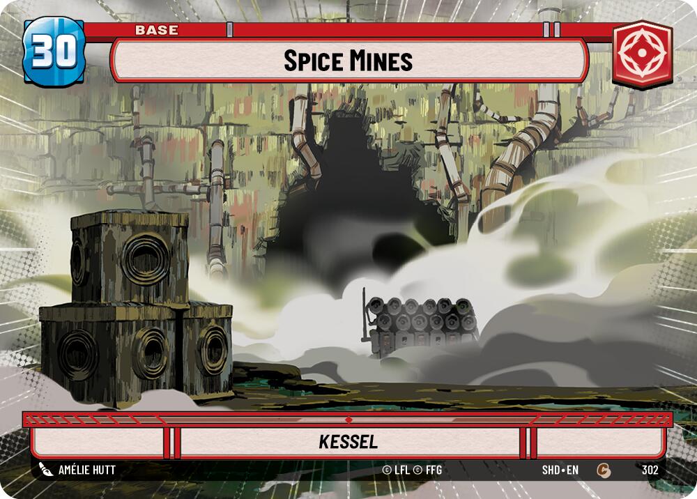 Spice Mines // Shield (302 // T04) (Hyperspace) (302 // T04) [Shadows of the Galaxy]