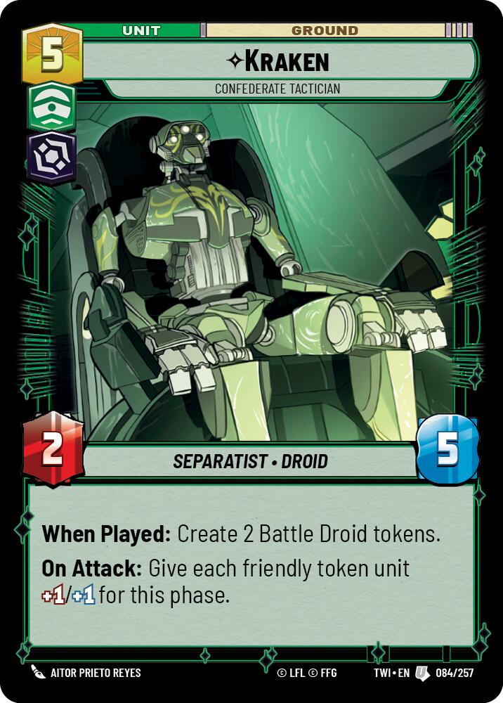 Kraken - Confederate Tactician (084/257) (084/257) [Twilight of the Republic]