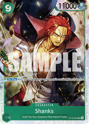 Shanks (ST16-004) [Starter Deck: GREEN Uta]