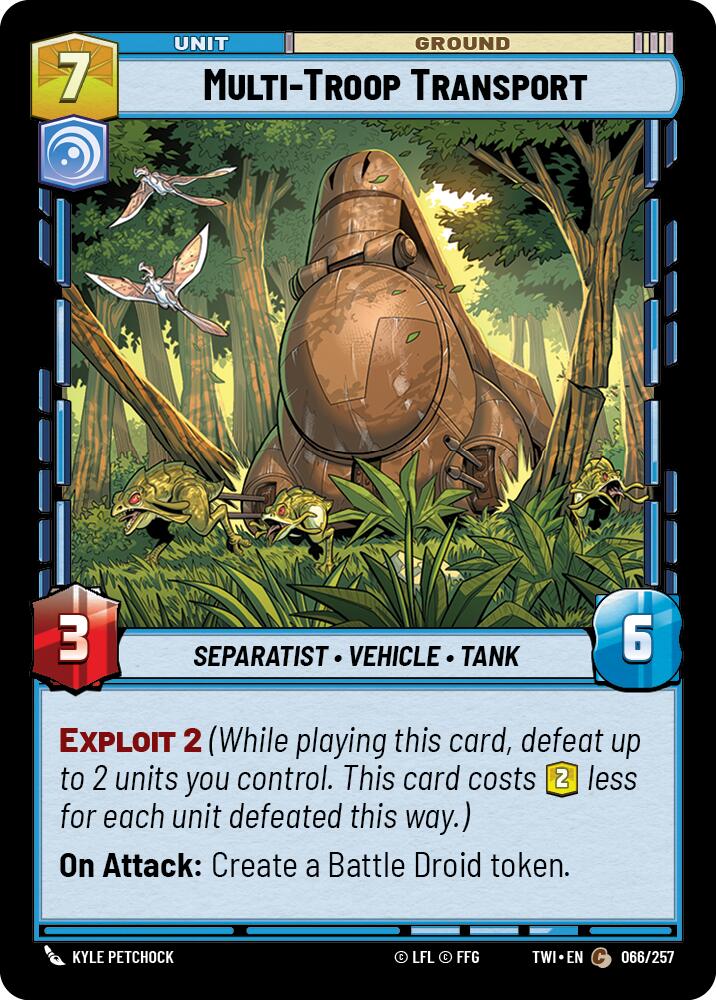 Multi-Troop Transport (066/257) (066/257) [Twilight of the Republic]