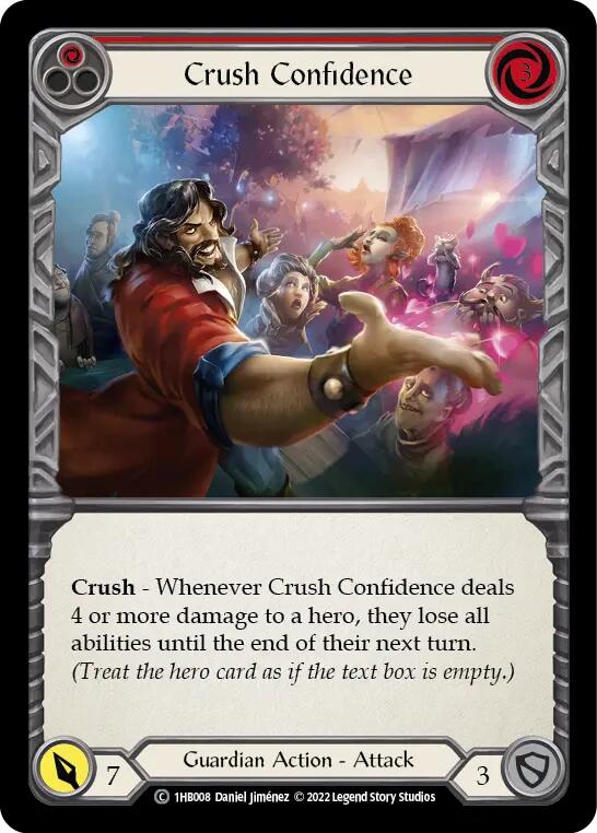 Crush Confidence (Red) [1HB008] (History Pack 1 Bravo Blitz Deck)