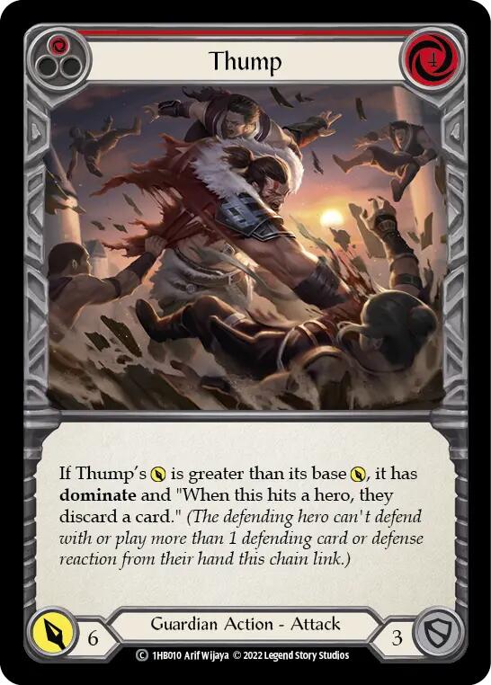 Thump (Red) [1HB010] (History Pack 1 Bravo Blitz Deck)