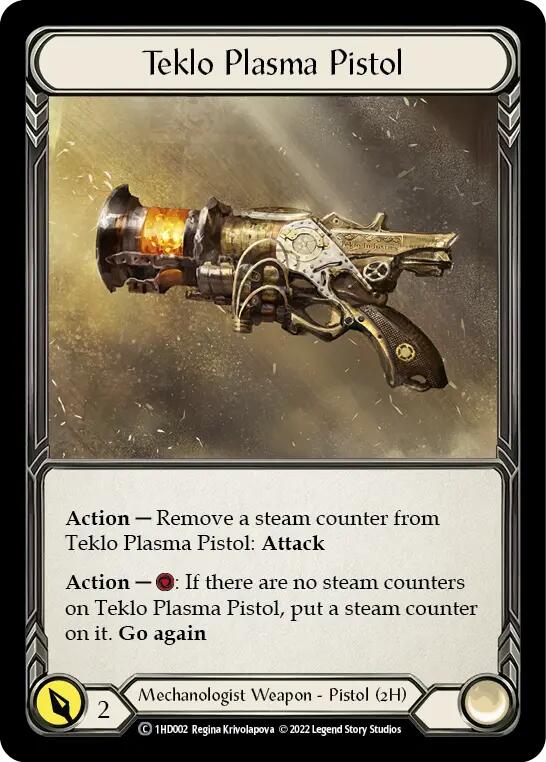 Teklo Plasma Pistol [1HD002] (History Pack 1 Dash Blitz Deck)