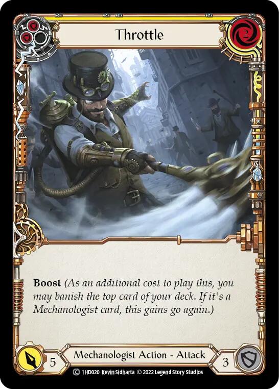 Throttle (Yellow) [1HD020] (History Pack 1 Dash Blitz Deck)