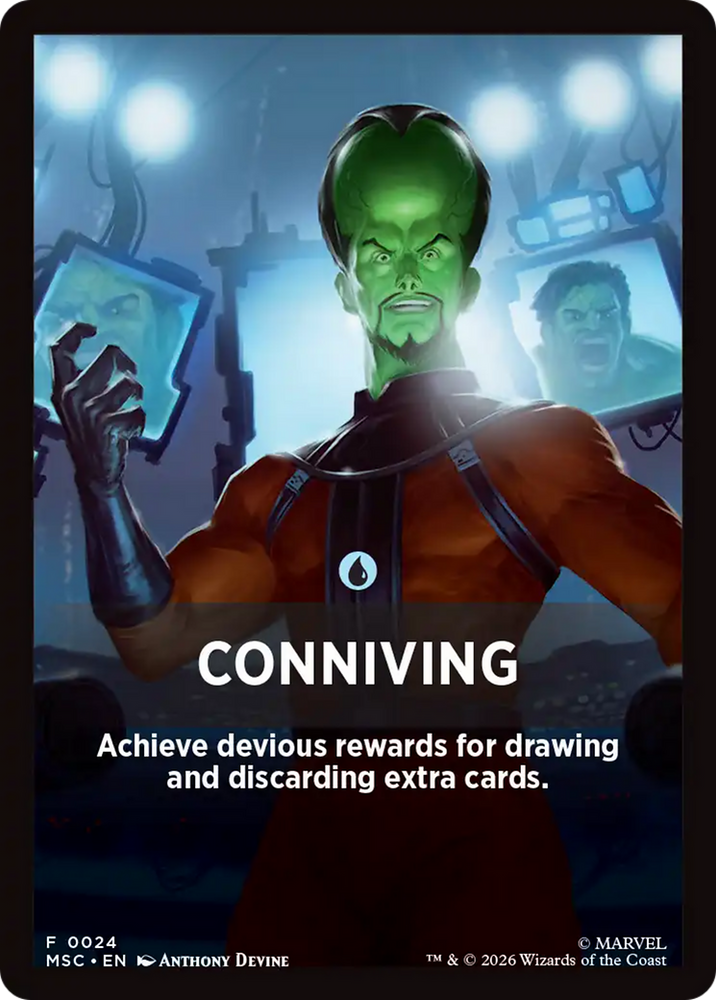 Conniving Theme Card [Marvel Super Heroes Commander]