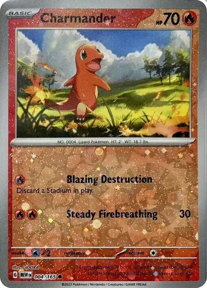 Charmander (004/165) (Cosmos Holo) (Costco Exclusive) [Miscellaneous Cards]