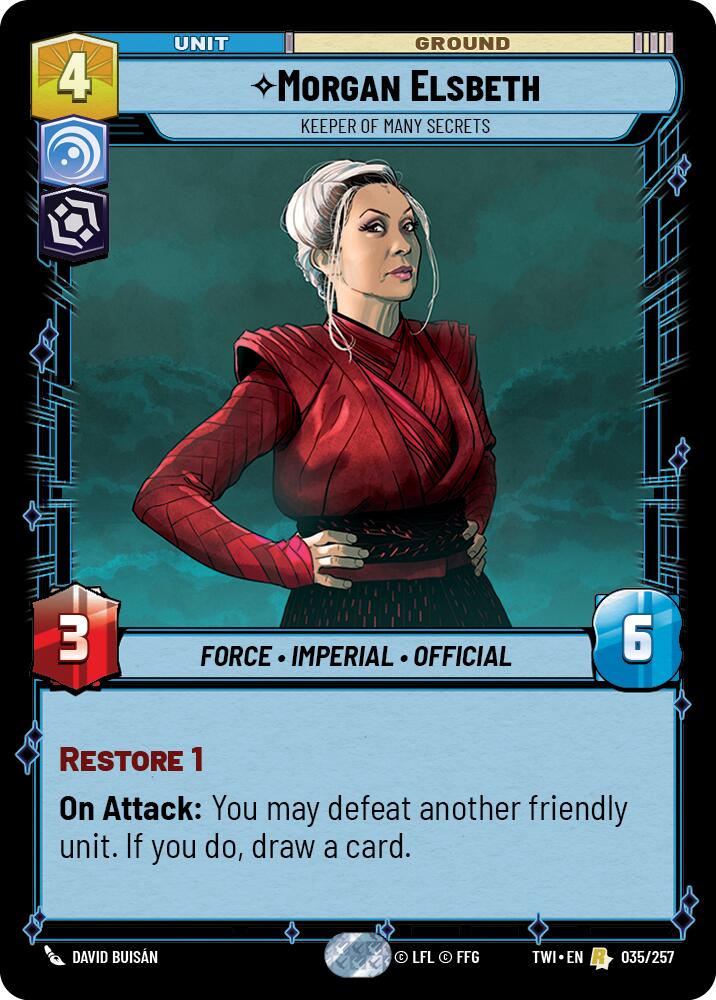 Morgan Elsbeth - Keeper of Many Secrets (035/257) (035/257) [Twilight of the Republic]