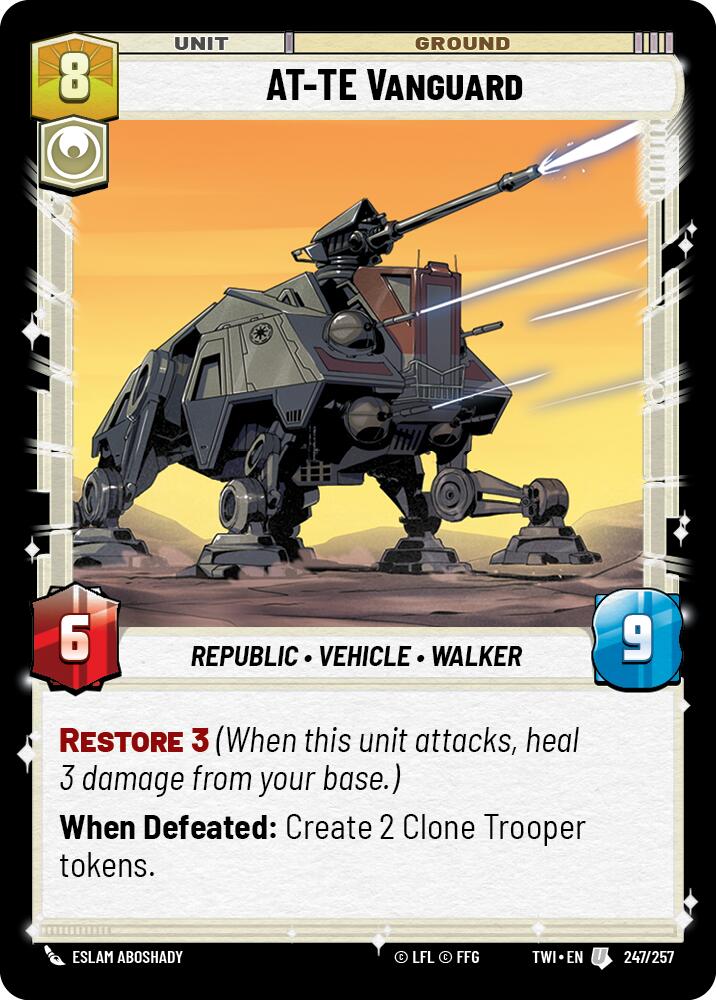 AT-TE Vanguard (247/257) (247/257) [Twilight of the Republic]