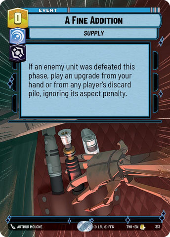 A Fine Addition (313) (Hyperspace) (313) [Twilight of the Republic]