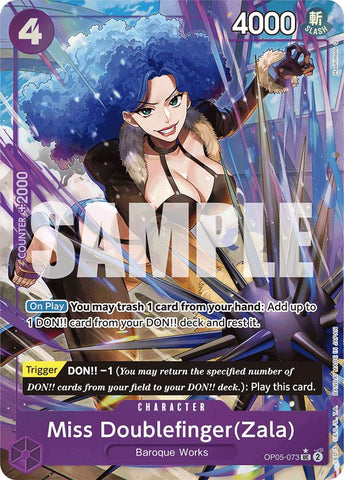 Miss Doublefinger (OP05-073) (Zala) (Full Art) [Premium Booster -The Best-]