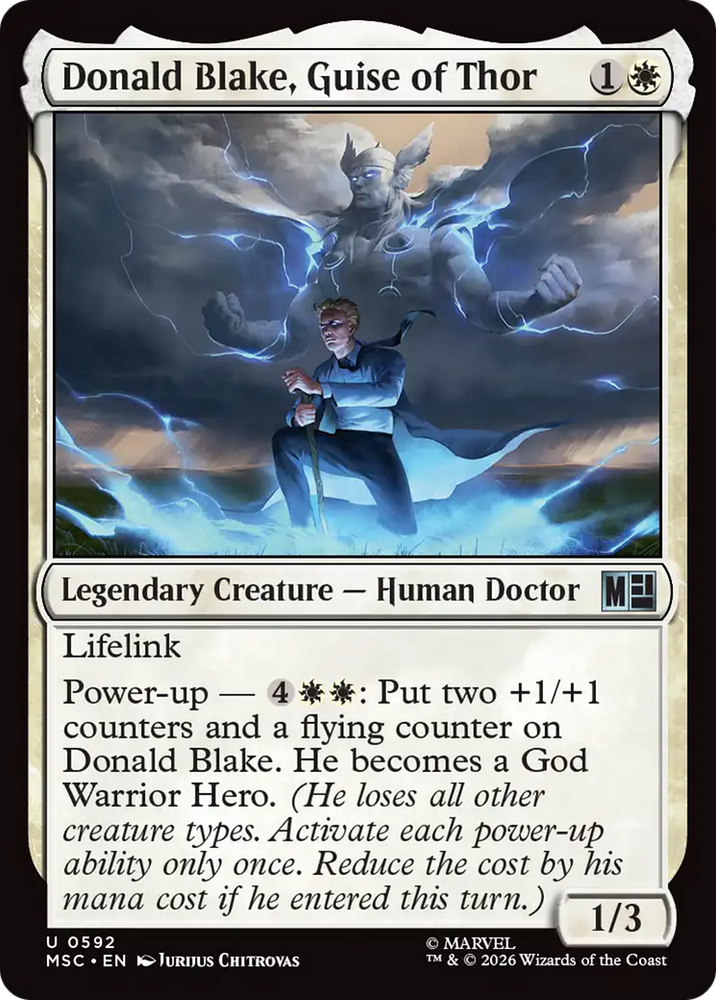 Donald Blake, Guise of Thor [Marvel Super Heroes Commander]