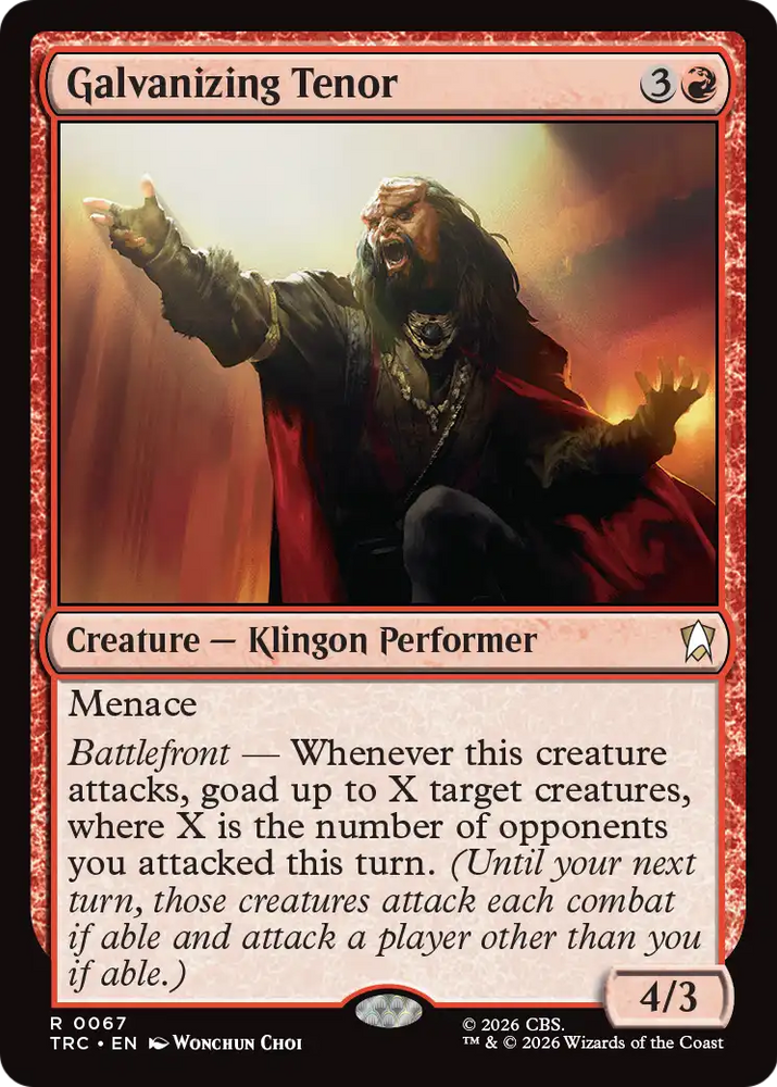 Galvanizing Tenor (Surge Foil) [Star Trek Commander]