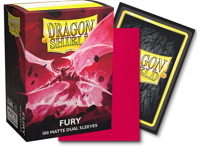 Dragon Shield: Standard 100ct Sleeves (Dual Matte) - Fury