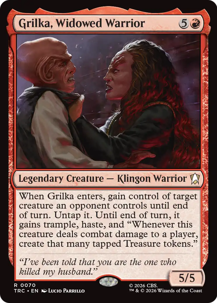 Grilka, Widowed Warrior [Star Trek Commander]