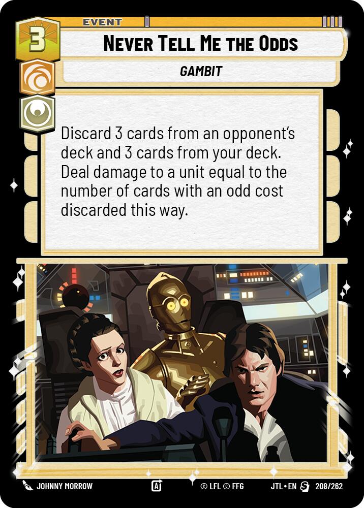 Never Tell Me the Odds (208/262) (208/257) [Jump to Lightspeed]